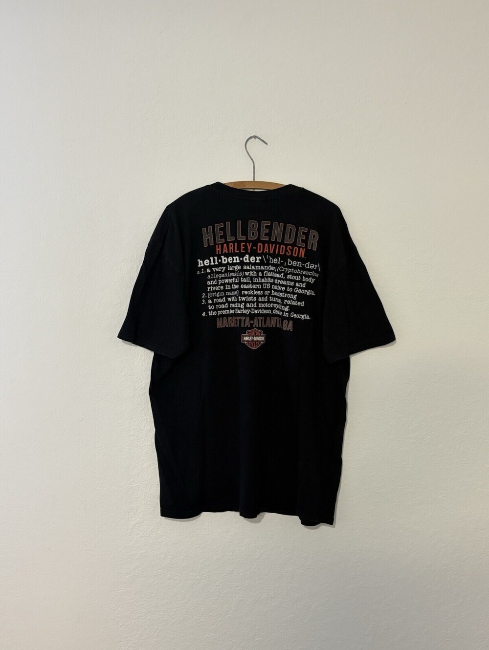 Harley Davidson HellBender Graphic T-shirt Size 2XL Marrietta Atlanta Georgia
